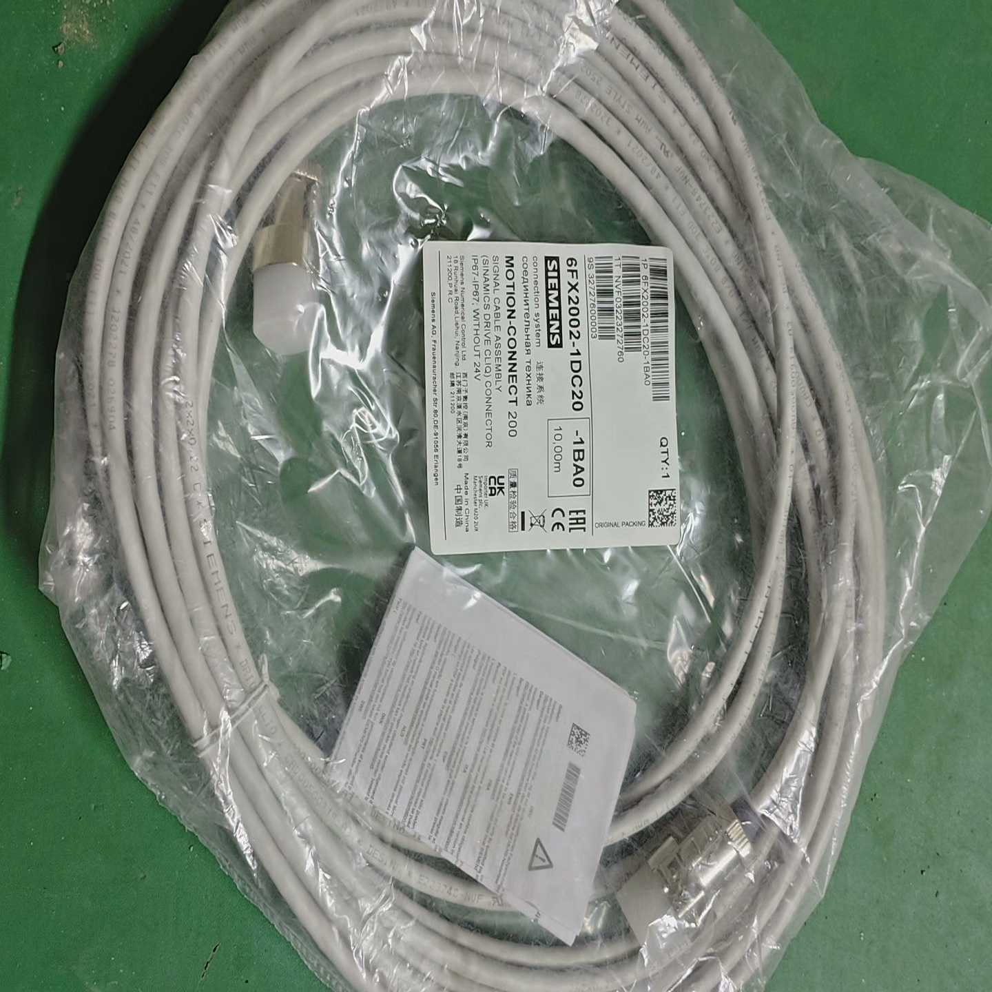 西门子6FX2002-1DC20-1AB0，连接系统线缆-询价客服