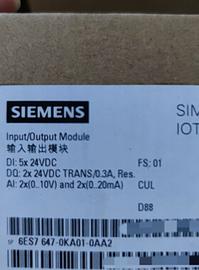 询-6ES76470AK010AA2未封