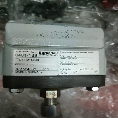 BARKSDALED1T-M150SS压力开关适用