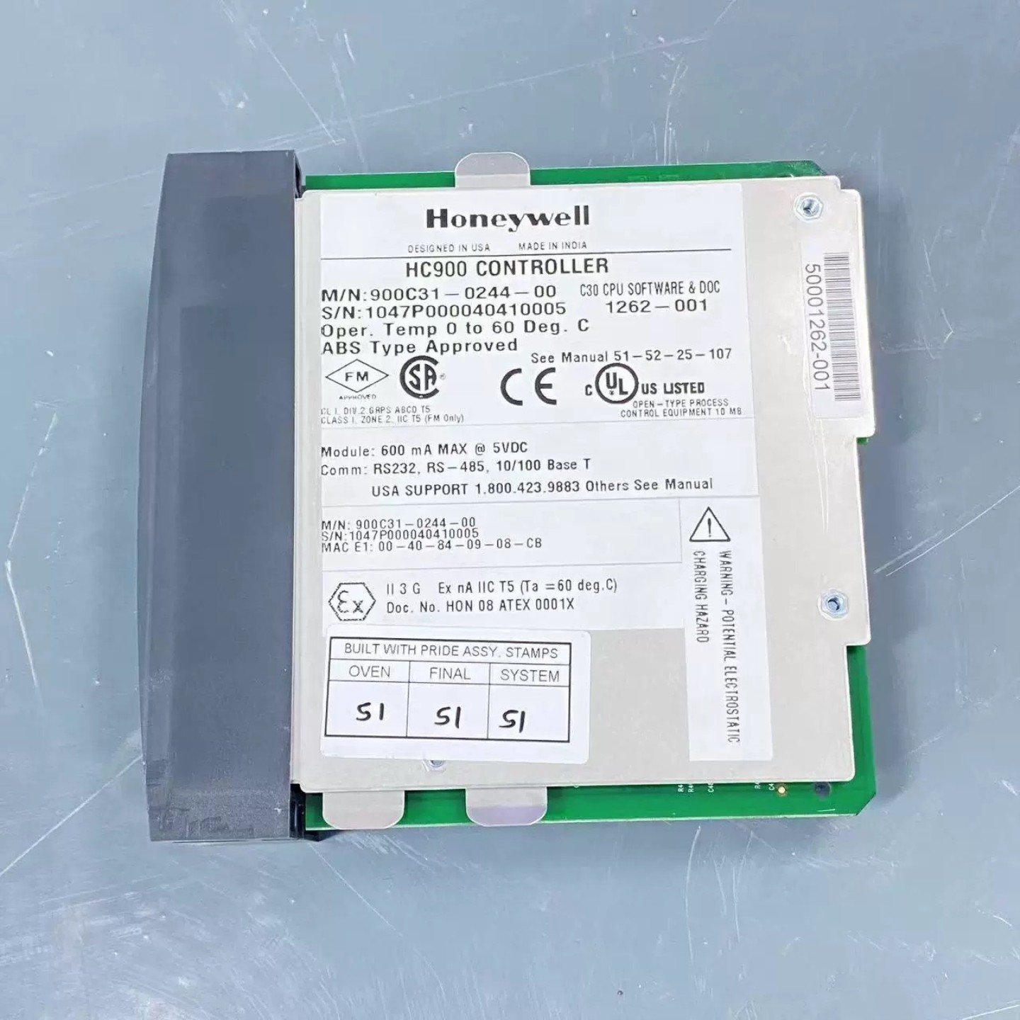 【议价】Honeywell霍尼韦尔HC900模块900C31-024