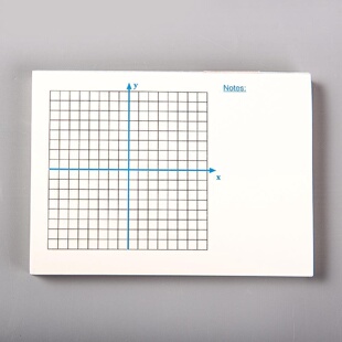 平面直角坐标系便签本坐标轴便签纸手写象限网格纸无粘性易撕加厚