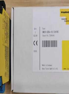 1个新TURCKIM33-22EX-HI/24VDC--议价商品