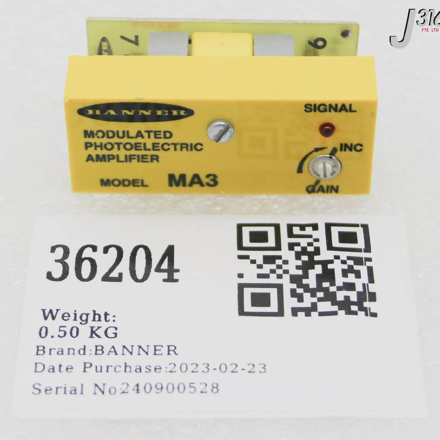 36204BANNER改装光电放大器带口袋RS8MA3