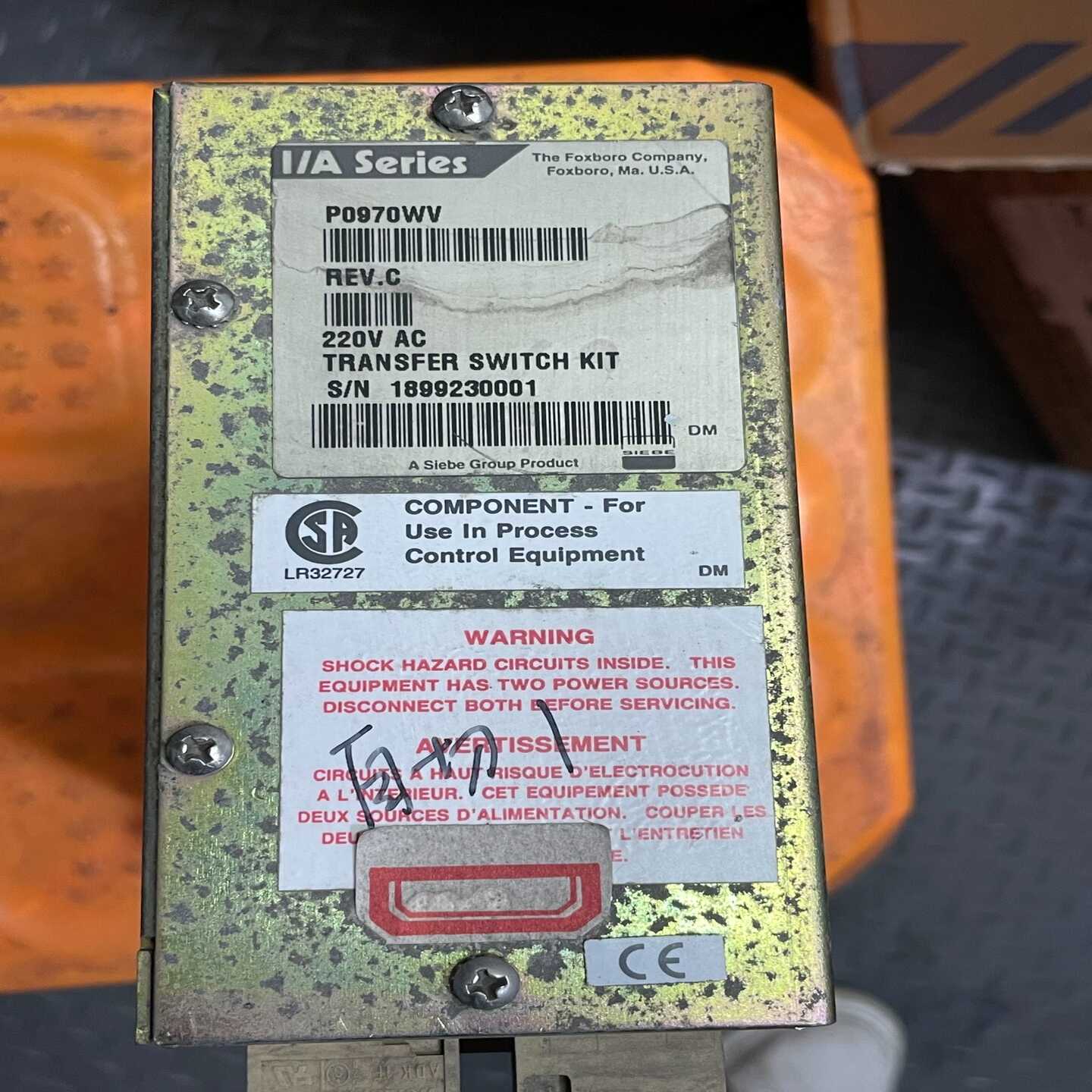 议价O福斯罗转换开关070V实物拍摄，