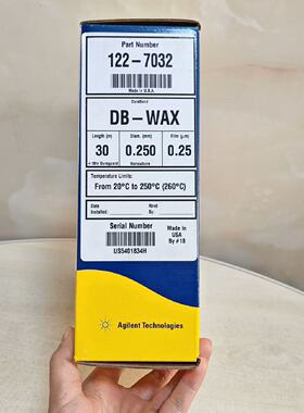 议价122-7032安捷伦?DB-WAX?气相色谱柱，30m，?0.25mm，?0.25μm