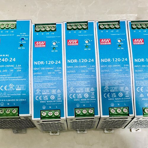 询价-明纬电源NDR24024和NDR12024实物图拍