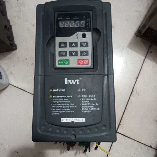 英威腾GD12-5R5G-4变频器，图片为，成色-议价