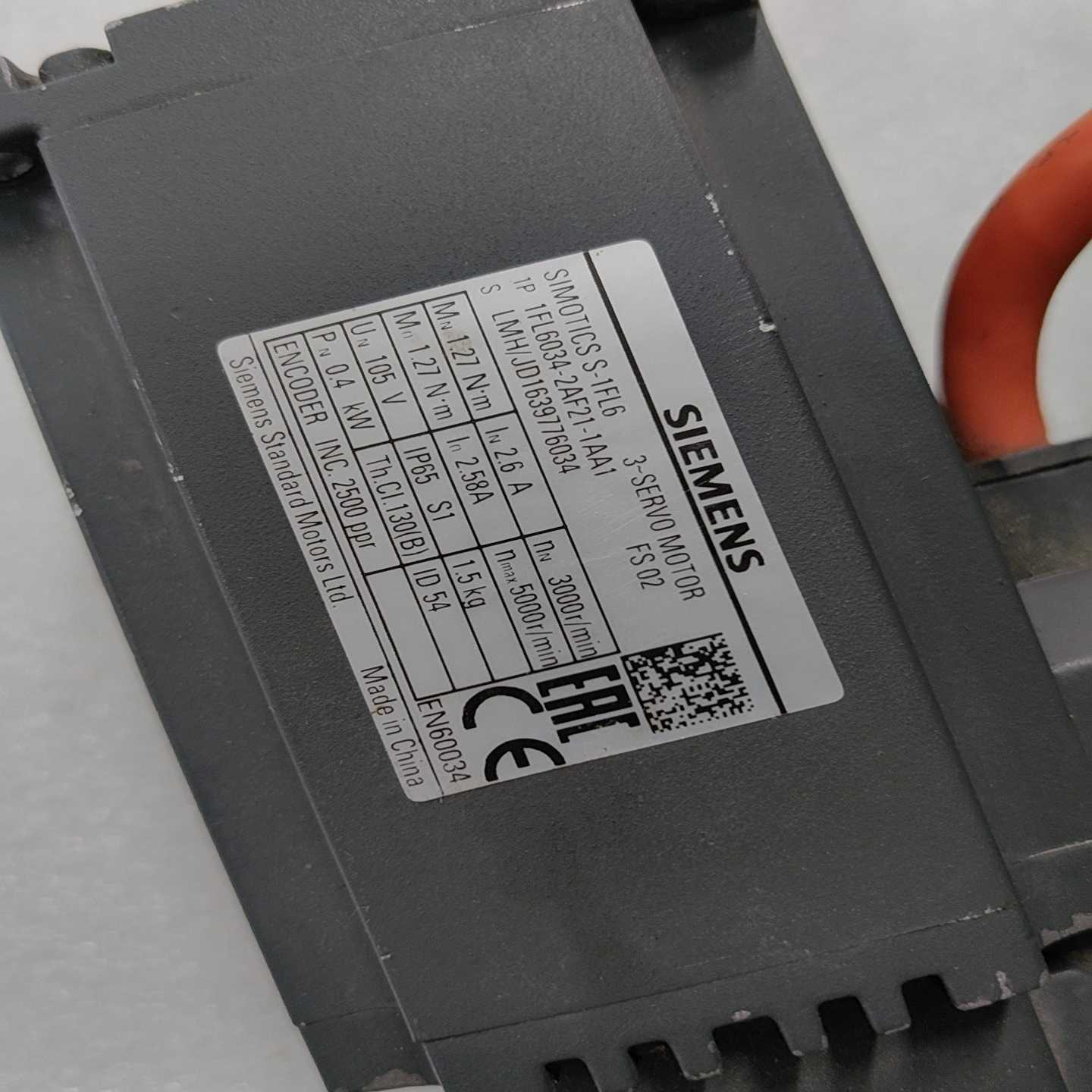 议价西门子伺服e电机1FL6034-2AF21-1AA1现货/维修