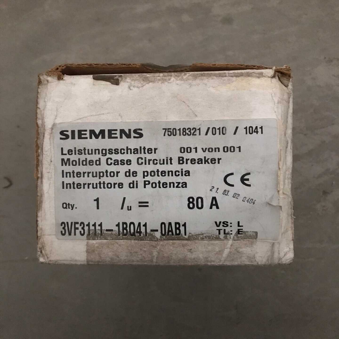 接触器3VF3111-1BQ41-0AB1询价