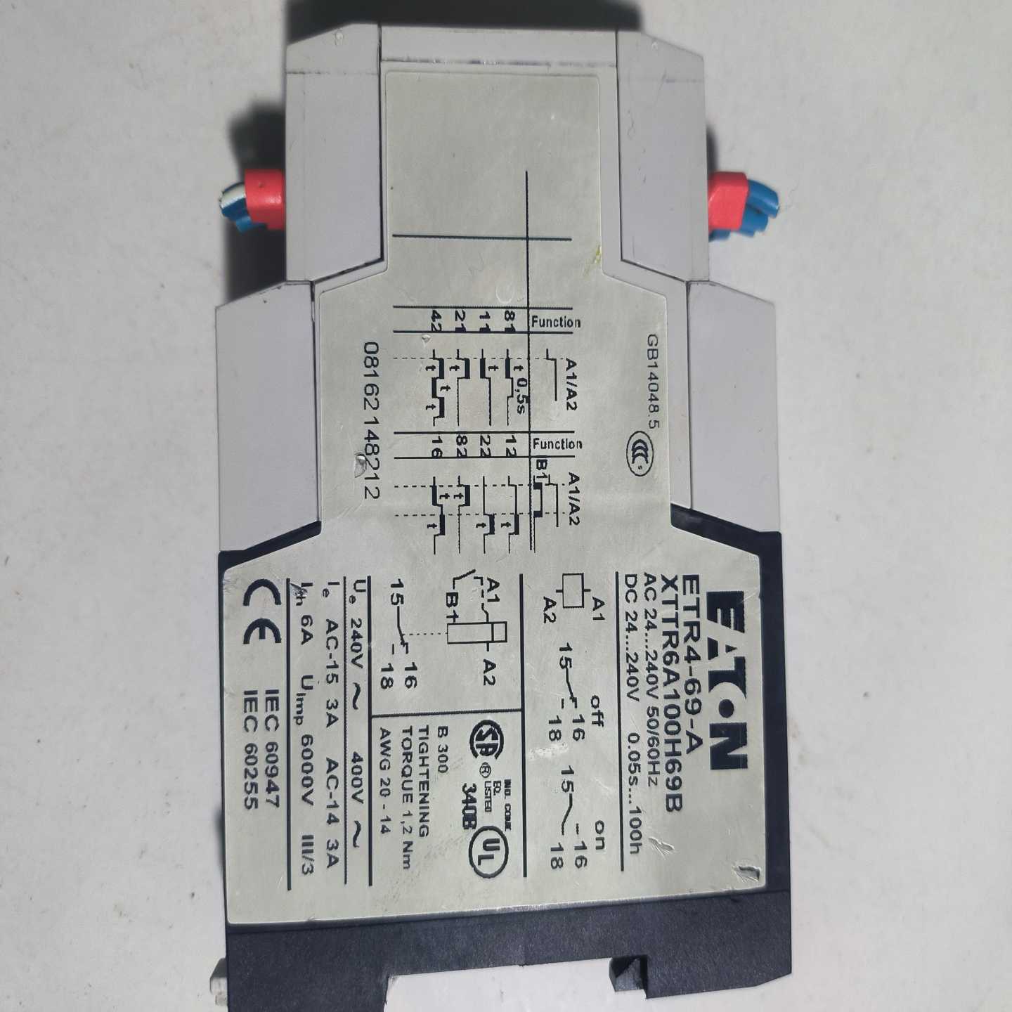 （请询价）伊顿时间继电器ETR4-69-AXTTR6A1P0