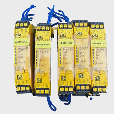 MUSHROOM 751167 PNOZ S7.1 C 24VDC SAFETY RELAY x5pc
