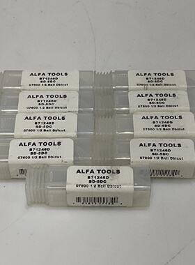 ALFA TOOLS SD5DC B71246D SHAPE DOUBLE CUT CARBIDE BURR BALL