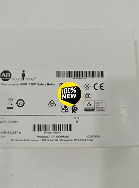 全新现货AB安全继电器MSR132EP型号440RE23--议价商品