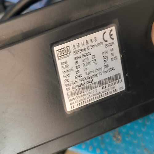 咨询-汇川伺服电机:ISMH一75B30CB一U234Z，