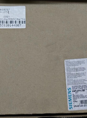 议价西门子  3RA6120-2CB33 工厂剩余，全新原装现货