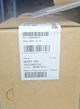 全新菲尼克斯开关电源QUINTPS1AC24DC10议价