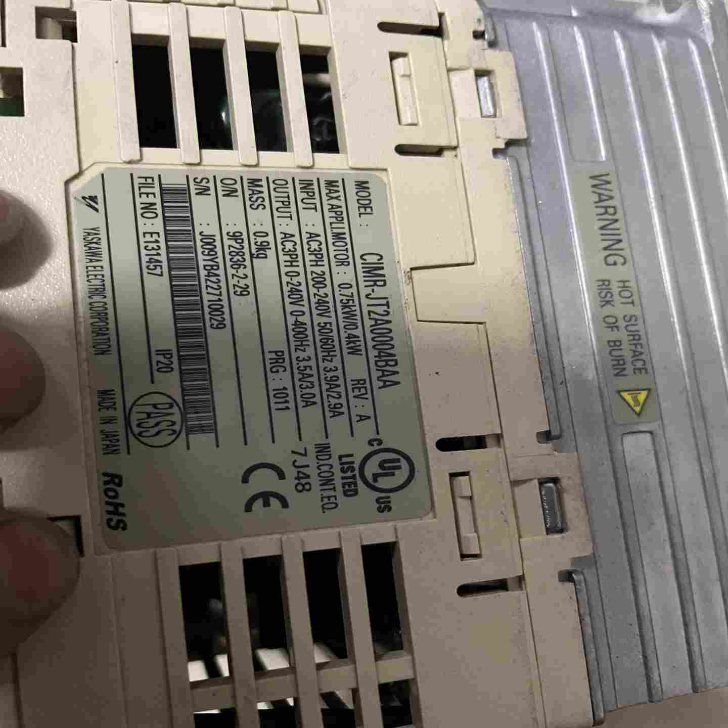 议价安川变频器，cimr-jt2a0004baa，220v0S.4现货/维修