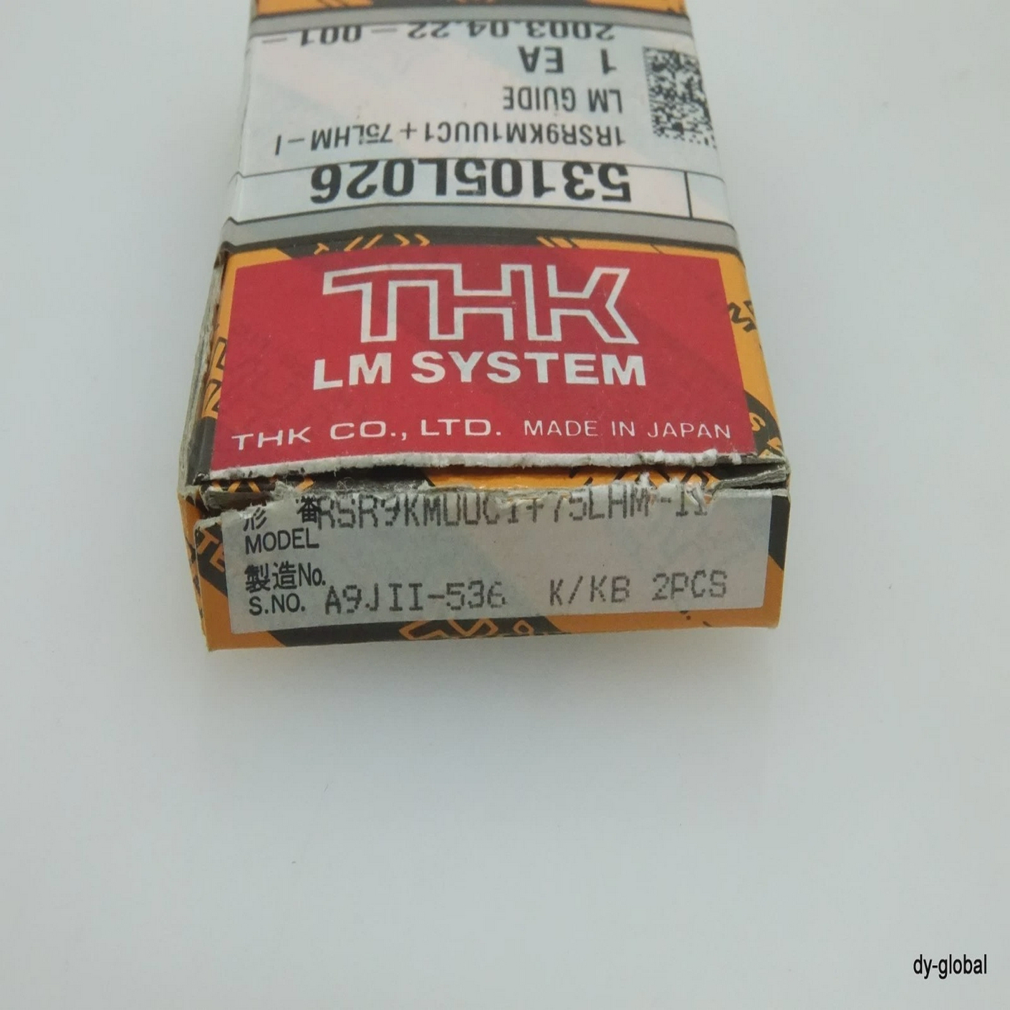 THK带盒RSR9KMUUC175LHM-IILM导轨线性轴承2轨2块LMG-I-2