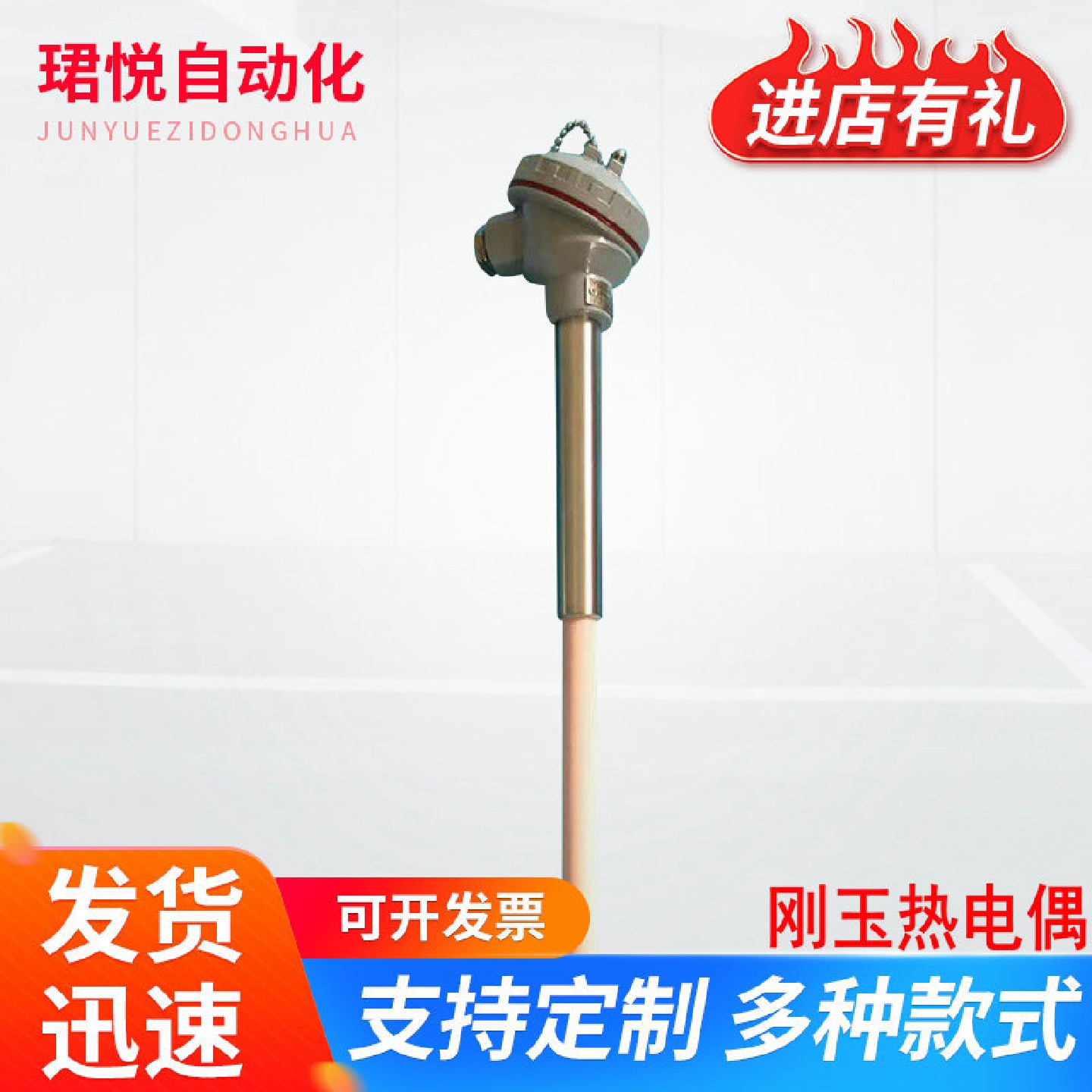 非标定制温湿度仪表WRPXL热电偶刚玉热电偶温度传感器耐高温