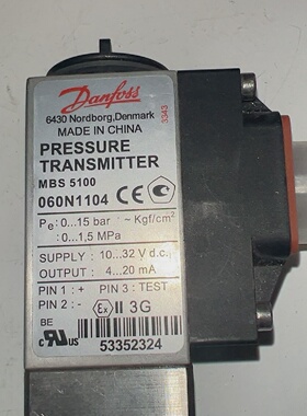 寻IDanfoss压力传感器型号MBS5100060N11
