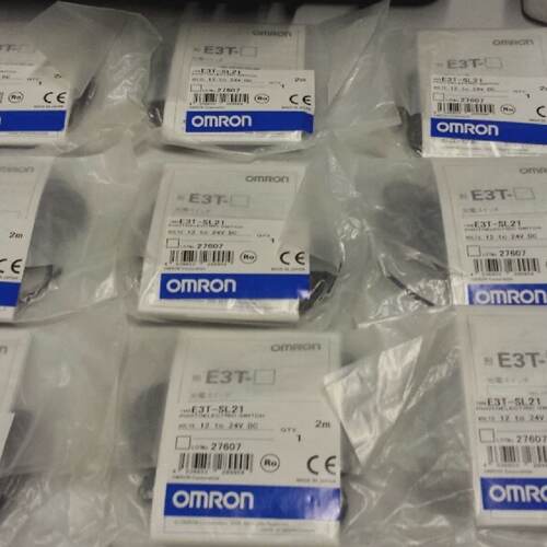 Lot of 9 Omron E3TSL21 Photoelectric Switch NEW