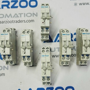 Packung 6 Neu HAGER CZ001 6A 230440V AC Auxilary Kontakt 1C1