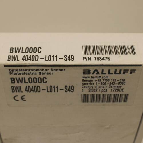 BalluffBWL4040DL011S49光电传感器全新