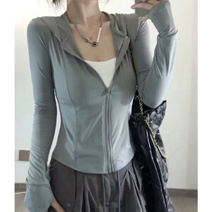 灰色冰丝防晒衣女款夏季防紫外线防晒服2026新款户外开衫外套上衣