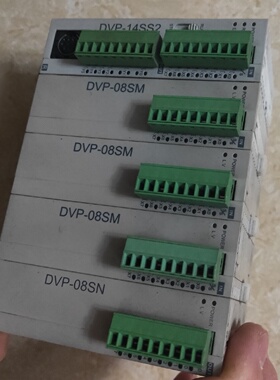 拆机台达PLCDVP14SS2加4个输入模块