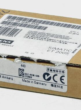 Siemens Simatic ET200S Analog IN6ES7 1344GB010AB06ES71344GB0