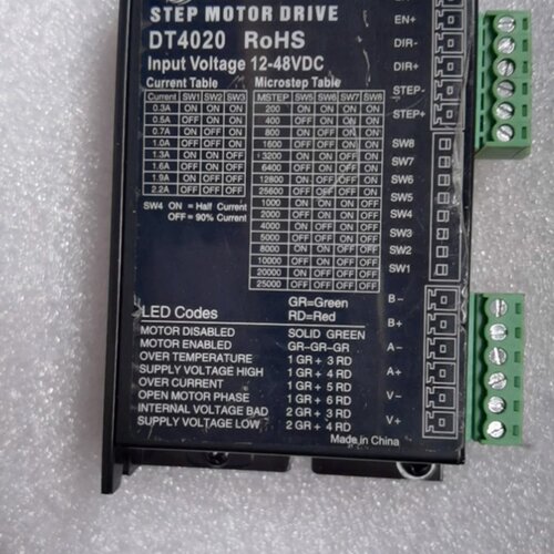 寻鼎拓科技DT4020步进电机驱动器输入电压1248VDC