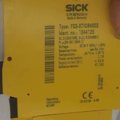 溢价-西克安全继电器FX3XTIO84002订单号