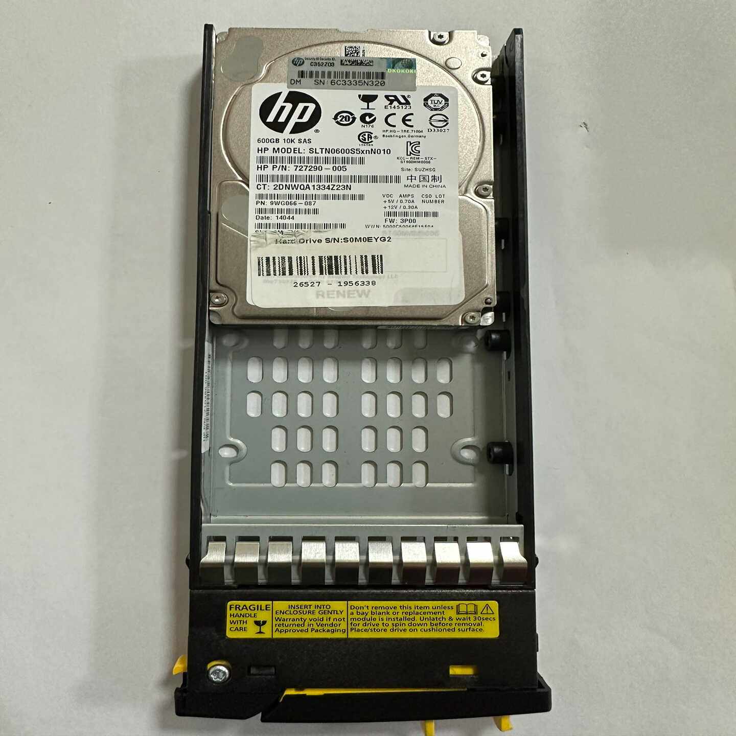 HP3PAR727398-001C8R72A600G-议价