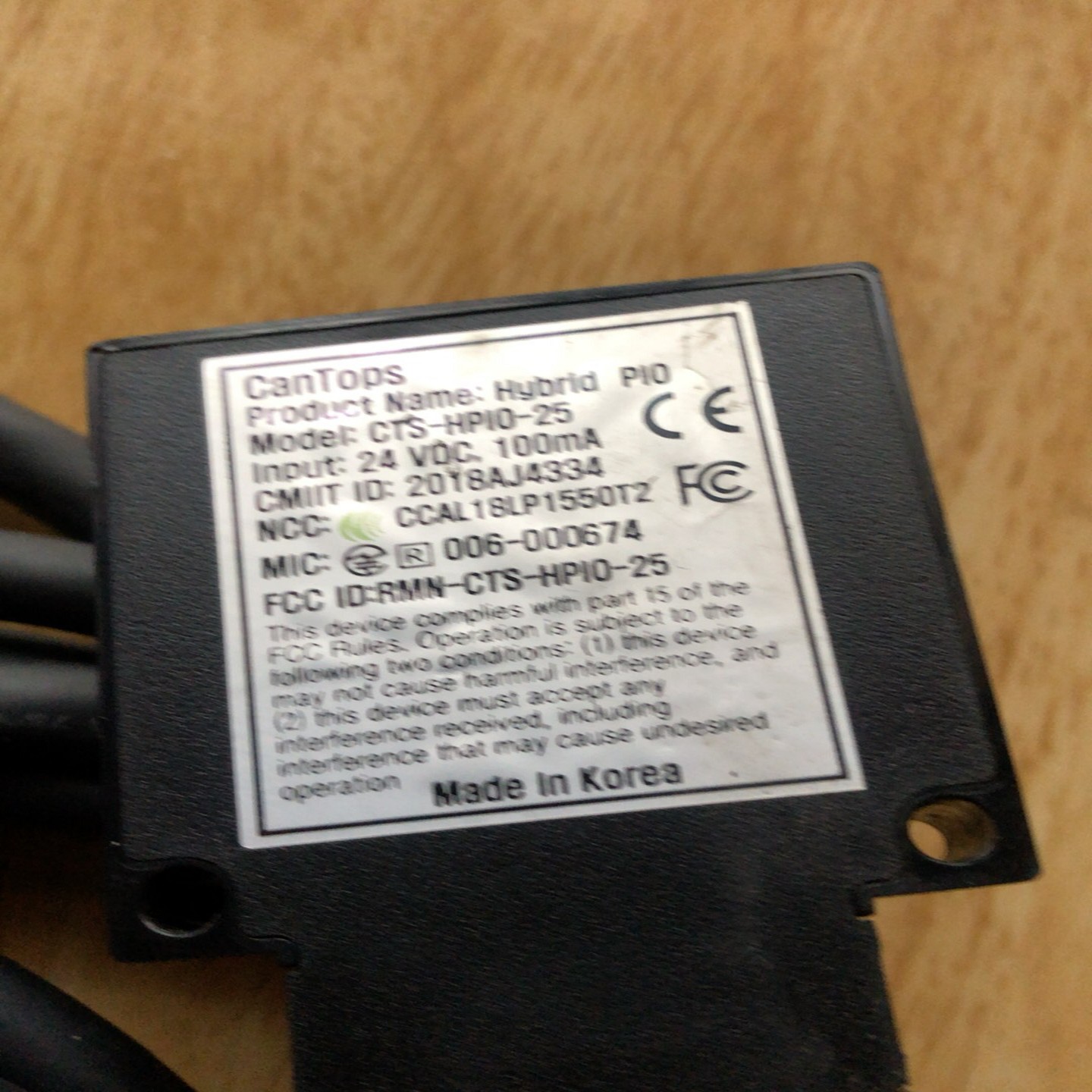 询价~cantops傳感器 CTS-HPIO