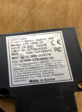 询价~cantops傳感器 CTS-HPIO