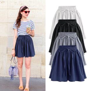 pants high for ladies women shorts short casual summer waist