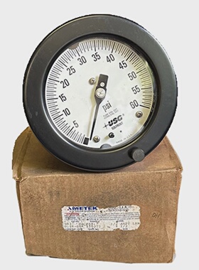 NEW AMETEK 150372 ACRLOC PRESSURE GAUGE 60PSI 12 ANPT 1933