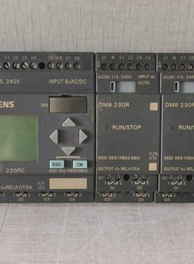 SIEMENS LOGO 230RC 6ED1 0521FB000BA6 WITH 2PCS. DM8 230R 6ED