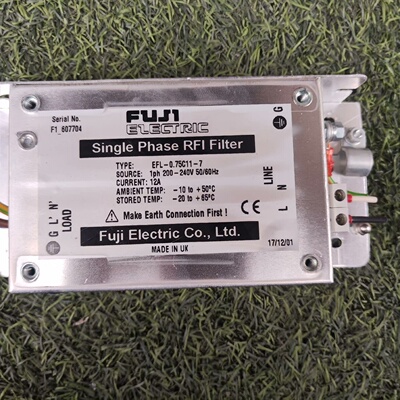 议价Fujifilm SinglePhase Rfi Filter Model Efl0.75C117适用
