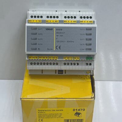 VIMAR 01470 Multifunktion Automatik Modul 9IN 8OUT Relais