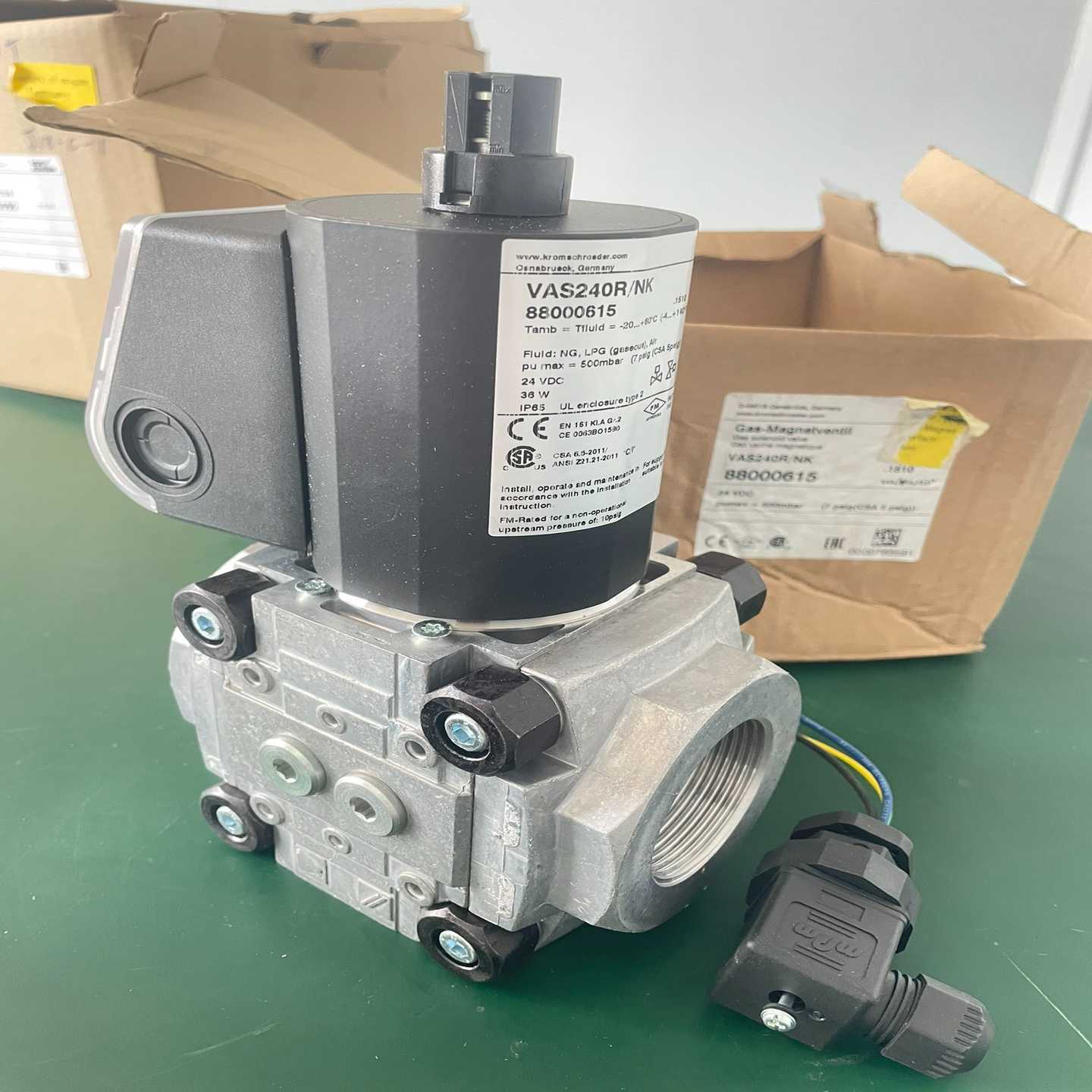 德国霍科德KROM燃气电磁阀VAS240R/NK，原装进议价