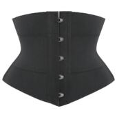 5扣加强3层弹力橡筋无痕束腰带收腹束腹沙漏型宽钢骨塑腰女塑身