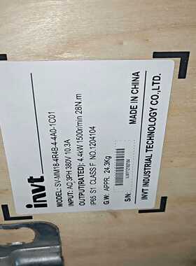 英威腾SV-MM18-4R4B-4-4A0-1C01伺服电机询价