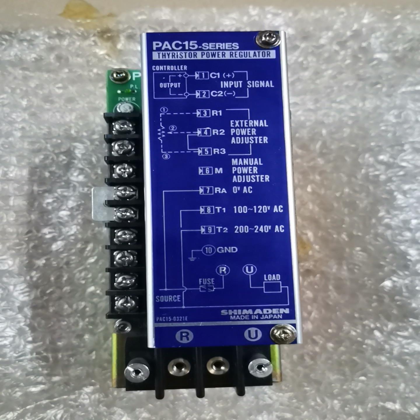 SHIMADEN岛电PAC15-SER1ES，单相可控硅调功（佳毅工控）