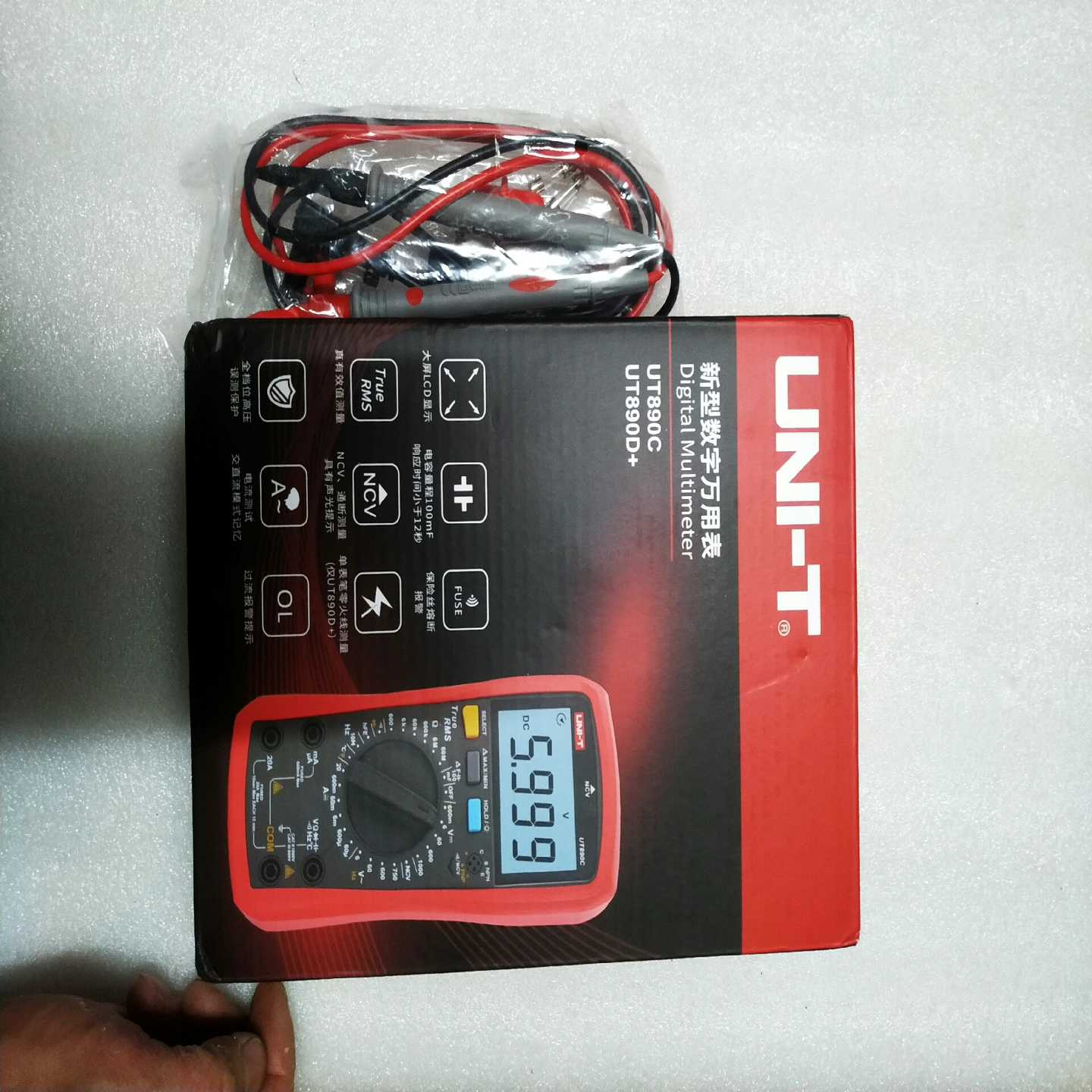 询价UNI-T优利德，UT890C/UT890D新型数字万能表