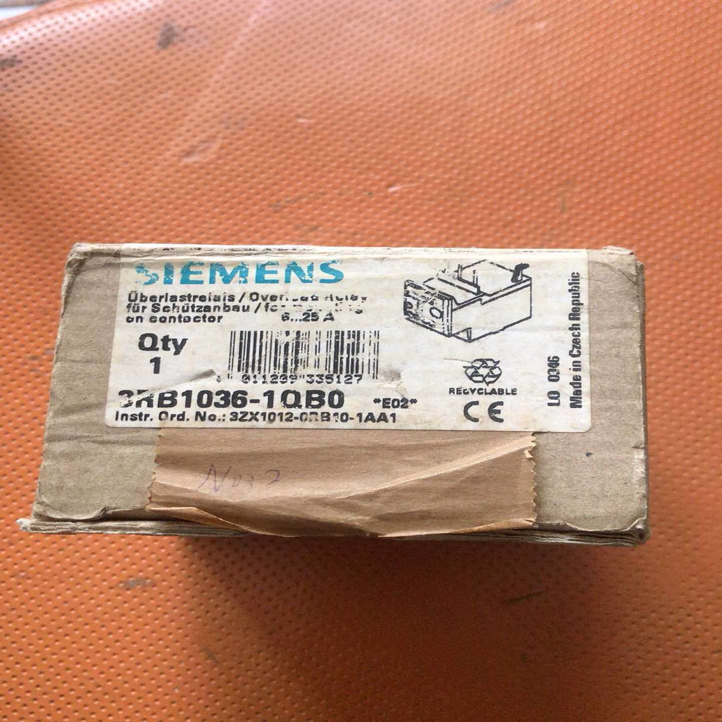 议价全新原装西门子热继电器3RB1036-1QBO 3RB103