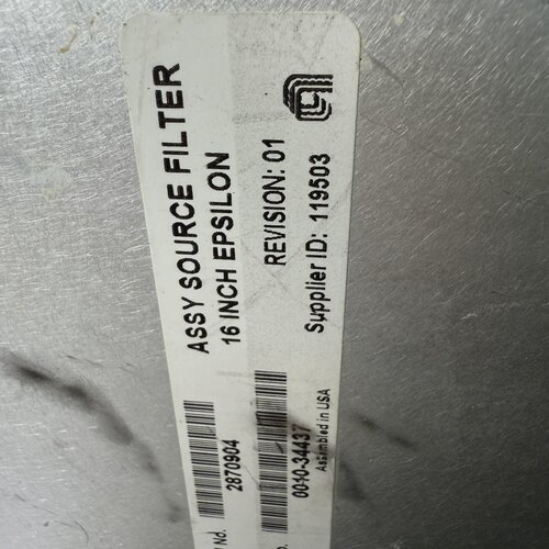 询-ASSY SOURCE FILTER 16 INCH EPS