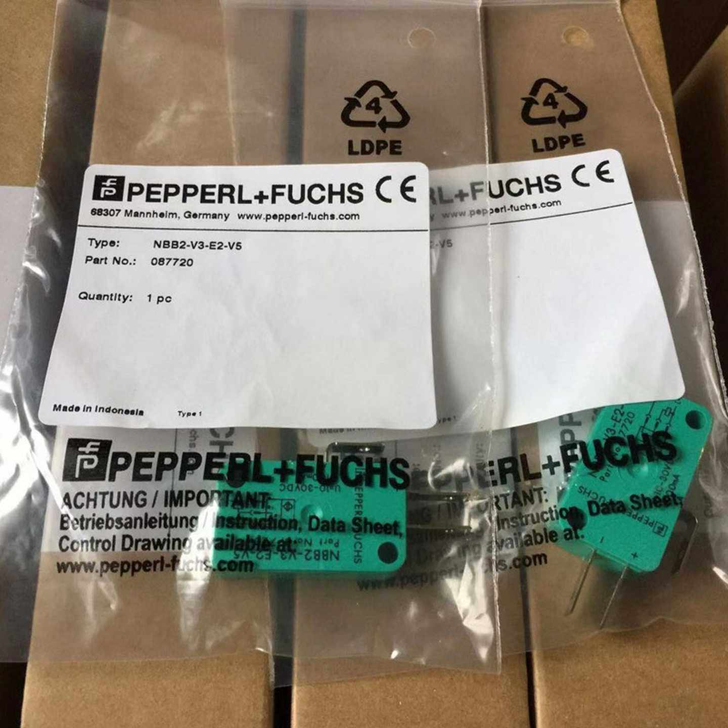 倍加福PF电感式传感器NBB2-V3-E2-V5德国e原装进口现货特价