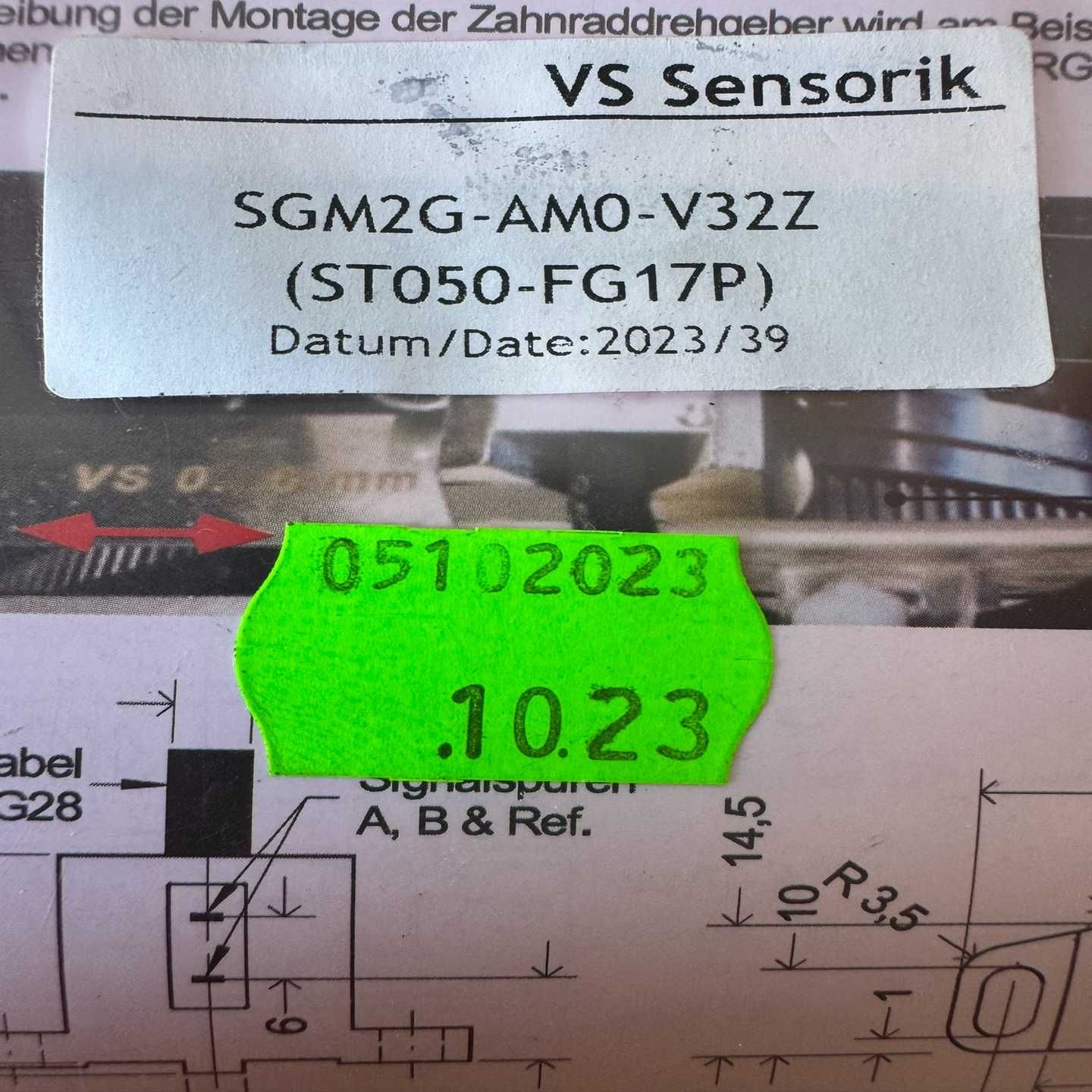 询价VSSensorik主轴编码器，全新原装，2023年3月