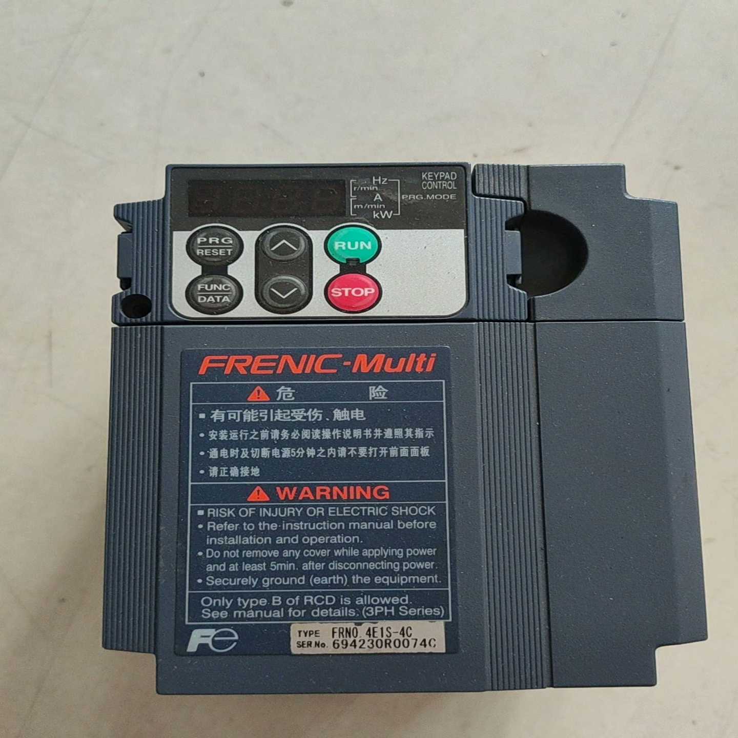 富士变频器FRN0.4E1S-4C380V0.4KW询价
